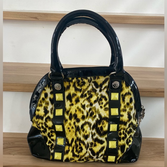 Betsey Johnson Yellow Leopard Handbag - Picture 11 of 12